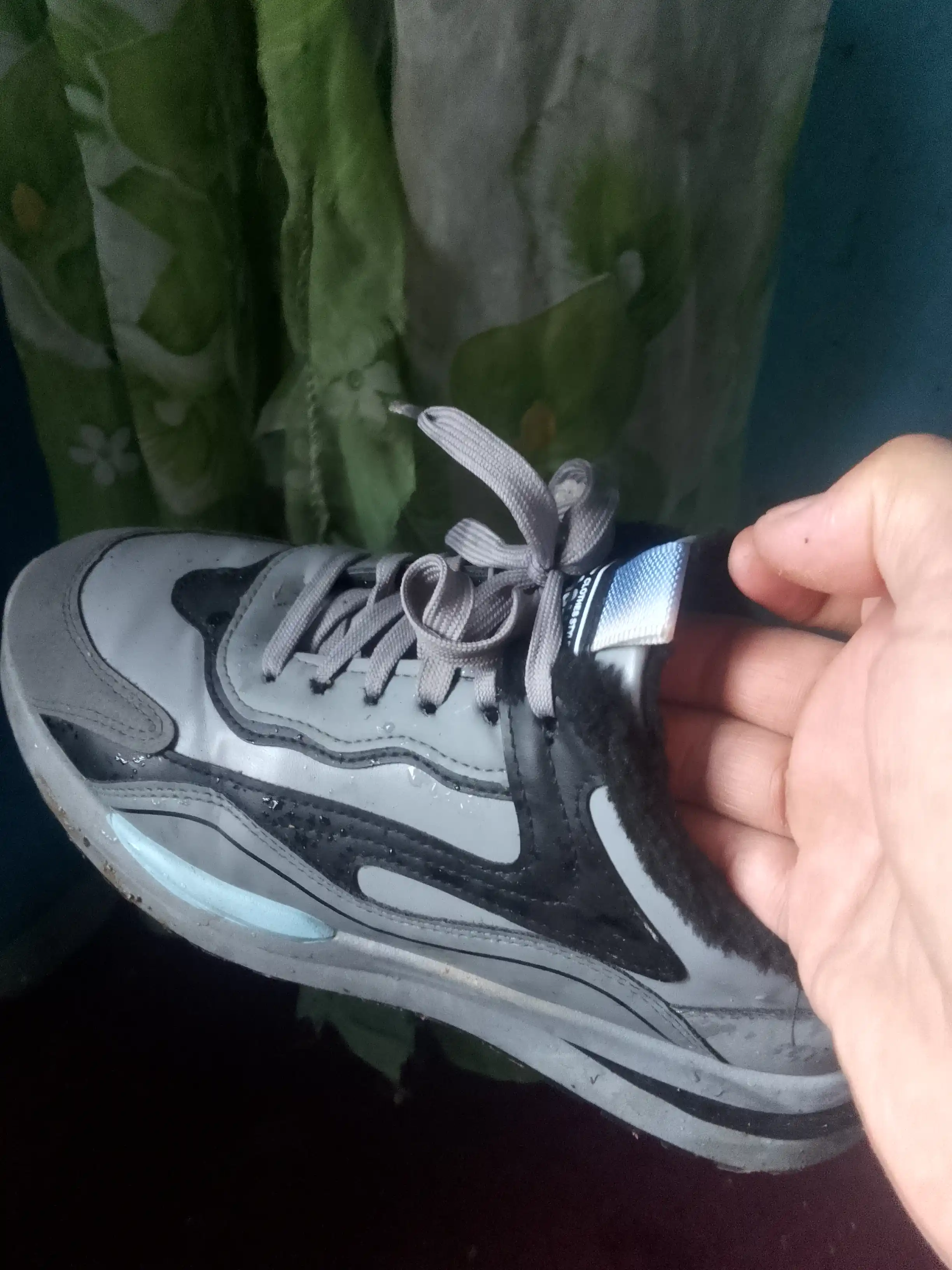 Кроссовки мужские с мехом, осенние-зимние, размеры 40 - 44, Китай