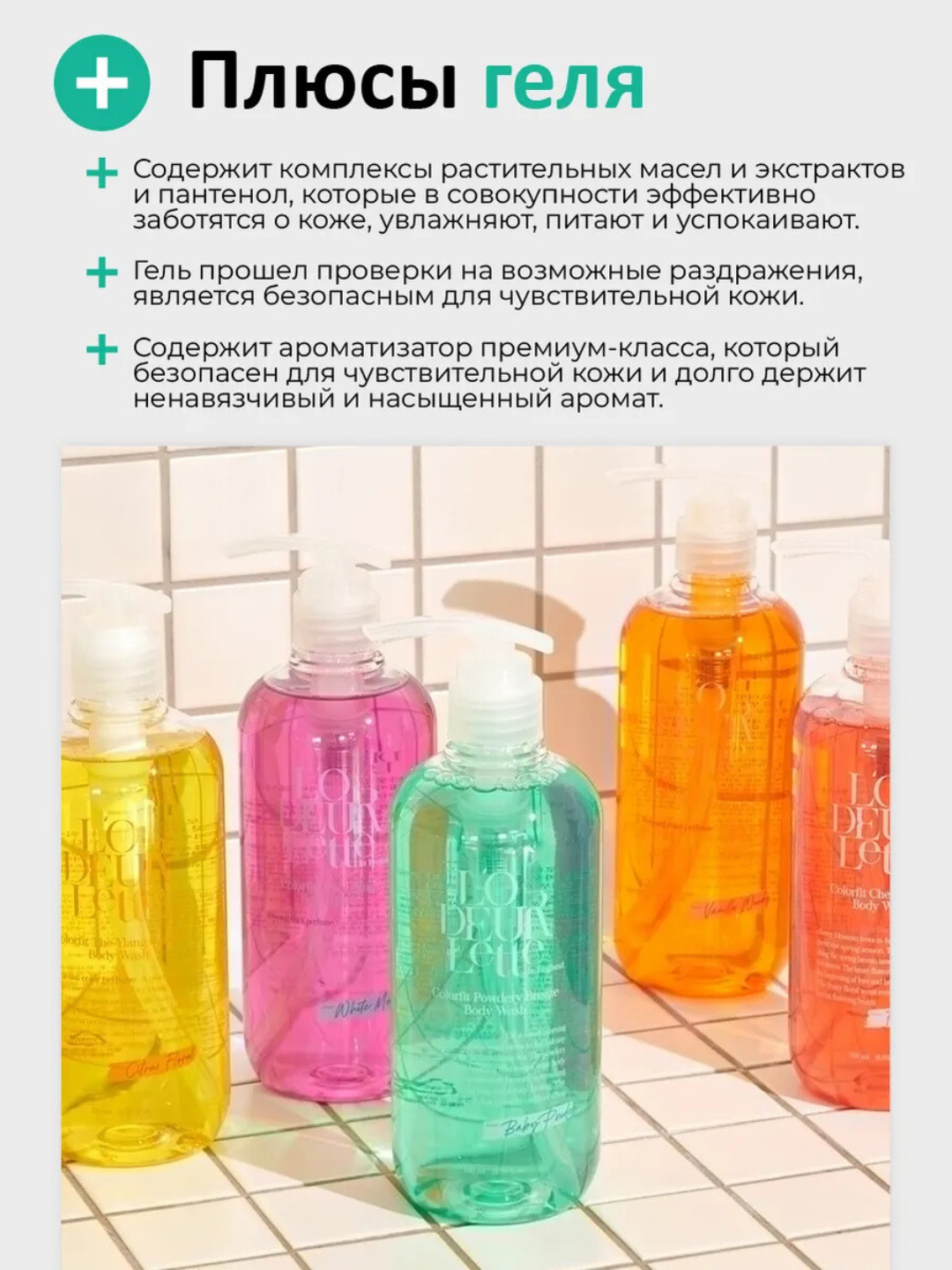 Парфюмированный гель для душа L'ODEURLETTE