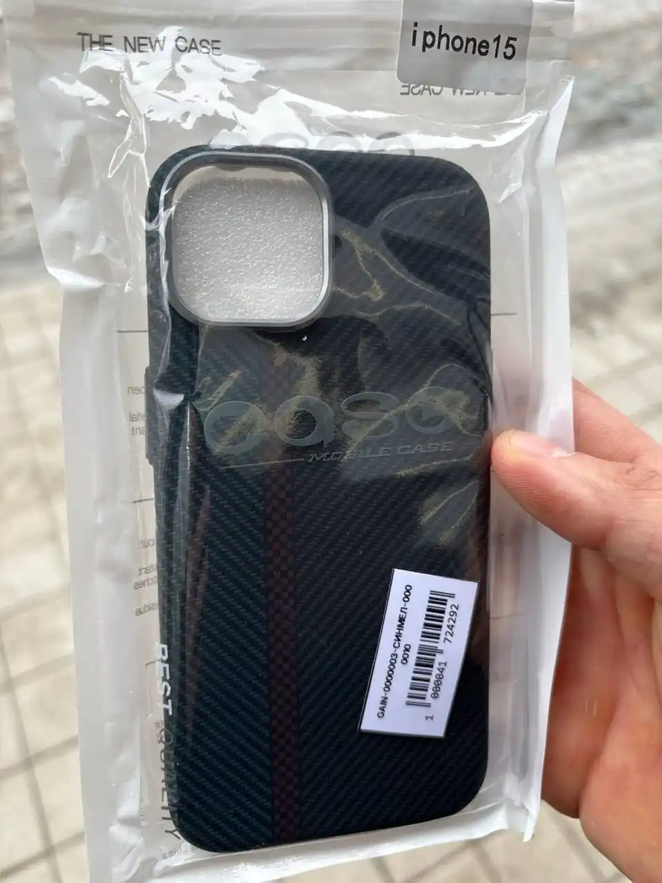 IPhone 13, 14, 15, 16 Pro, Pro Max uchun Magsafe karbon g'iloflar