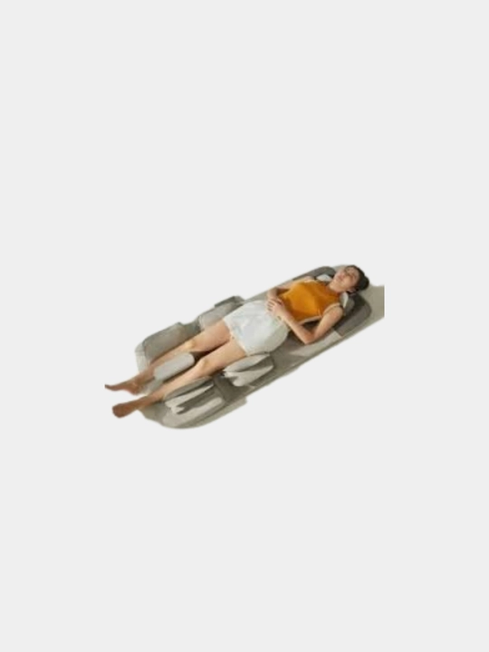Матрас для массажа всего тела Porodo Smart Heat & MultipleMassage Modes, серый