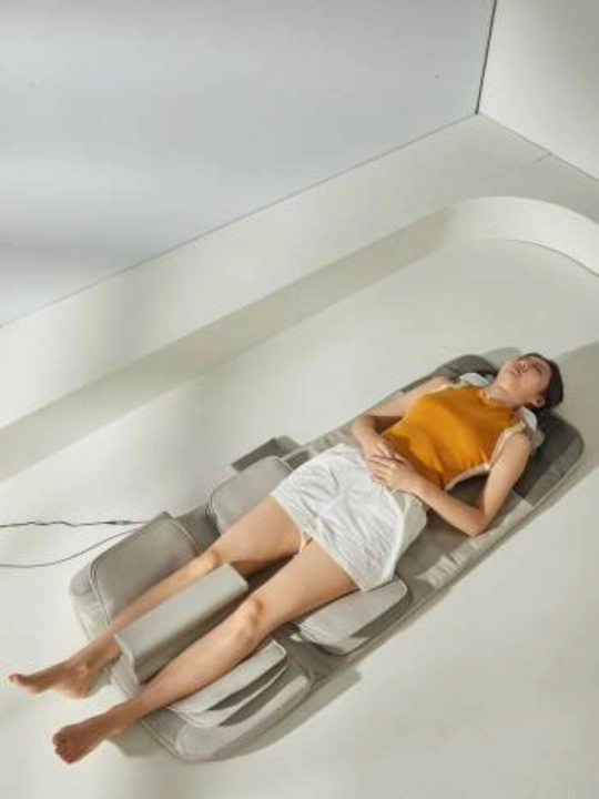 Матрас для массажа всего тела Porodo Smart Heat & MultipleMassage Modes, серый - 