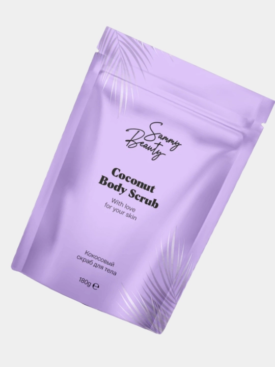 SAMMY BEAUTY Tana uchun skrab jojoba va makadamiya moylari bilan sellitga qarshi, 180 gr