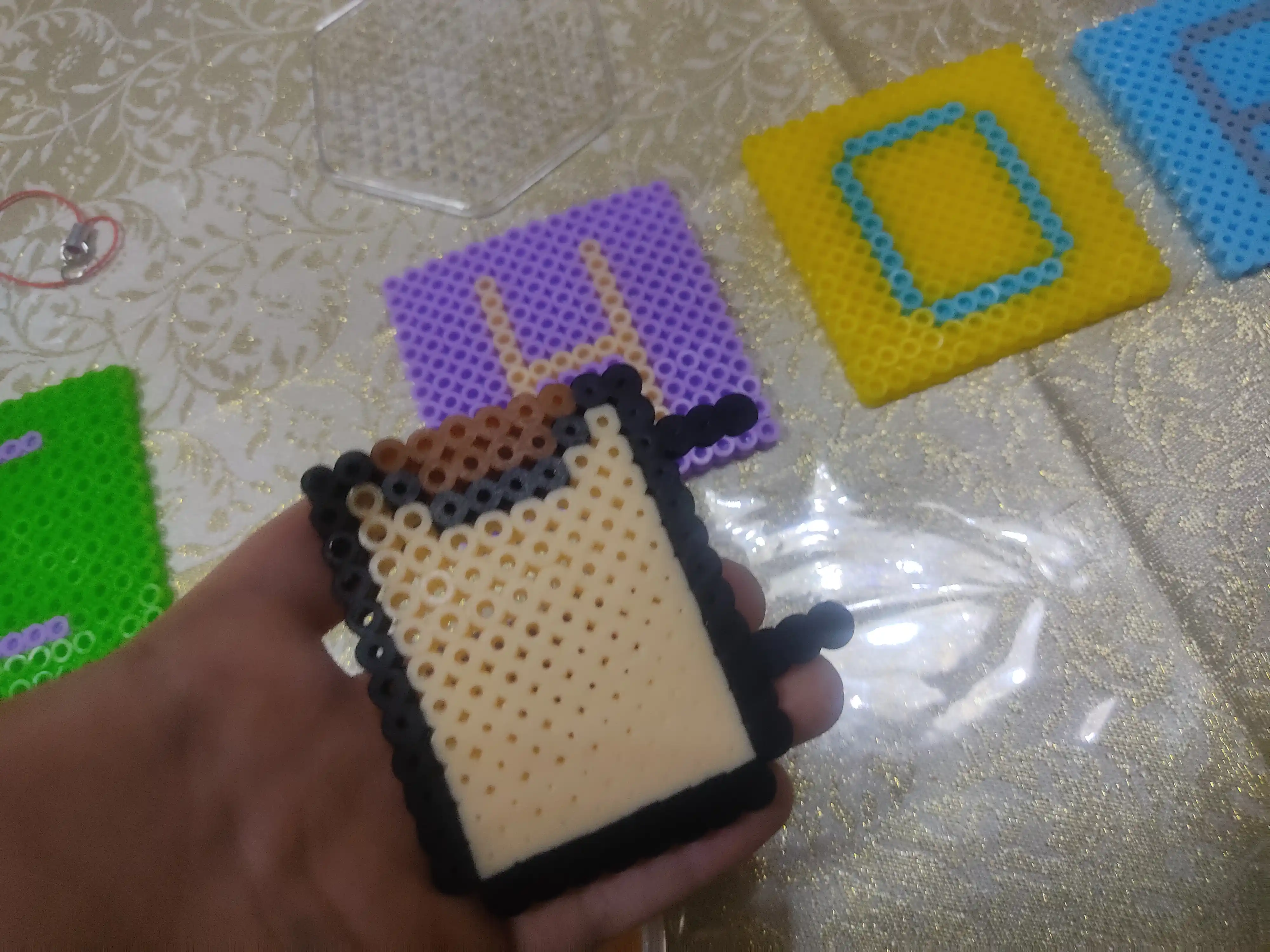 Термомозаика для детей, объемная 3D мозаика, набор бусин для творчества, DIY