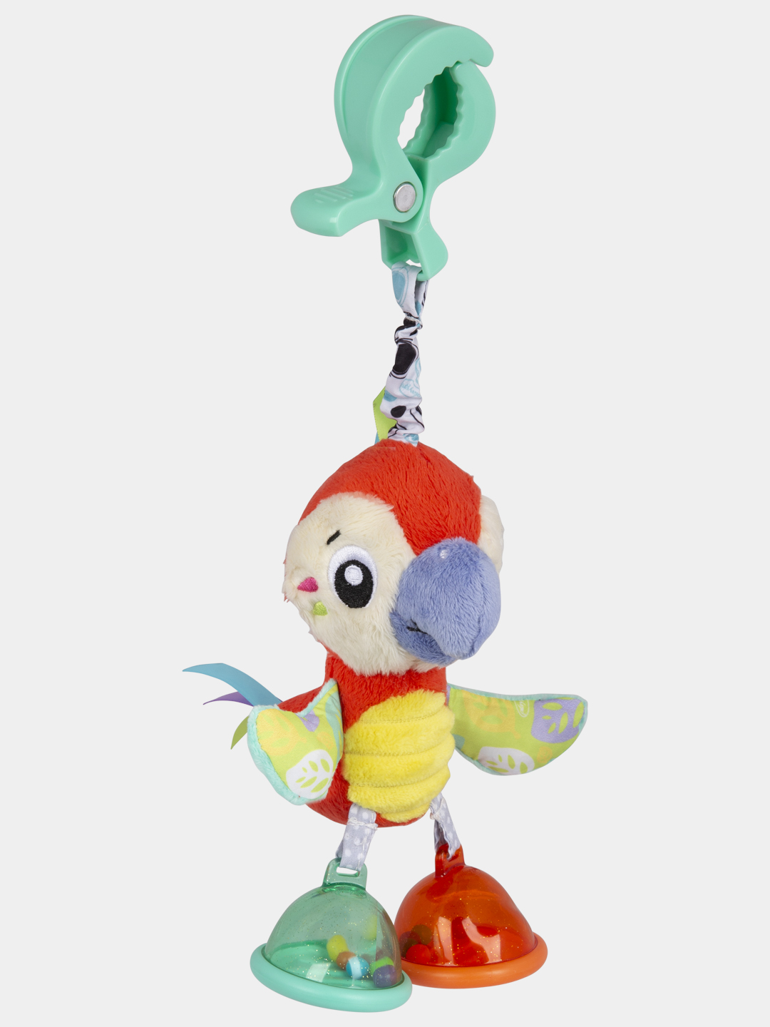 Погремушка-подвеска в виде попугая Dingly Dangly Mio Macaw - 