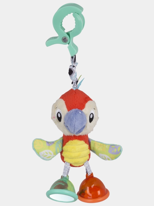 Погремушка-подвеска в виде попугая Dingly Dangly Mio Macaw