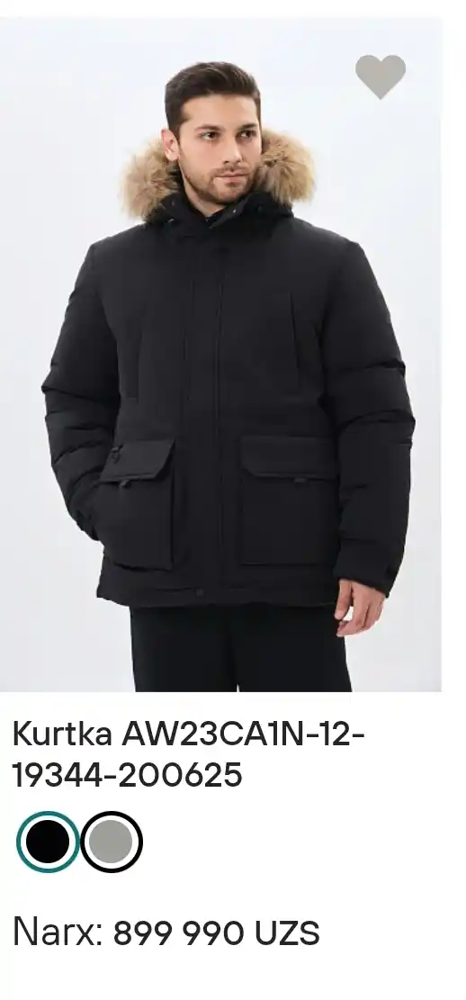 TERRA PRO Мужская куртка средняя длина AW23CA1N-12-19344