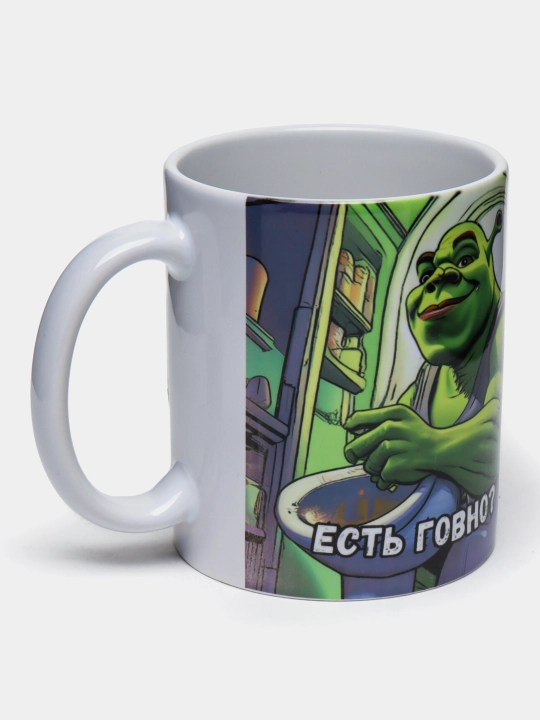 Sovg'a krujkasi, bosmali, keramika, shrek