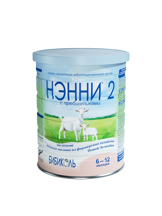 Nenni 2 kukunli sut formulasi, echki sutiga asoslangan, prebiyotikli 6-12 m, 800 g