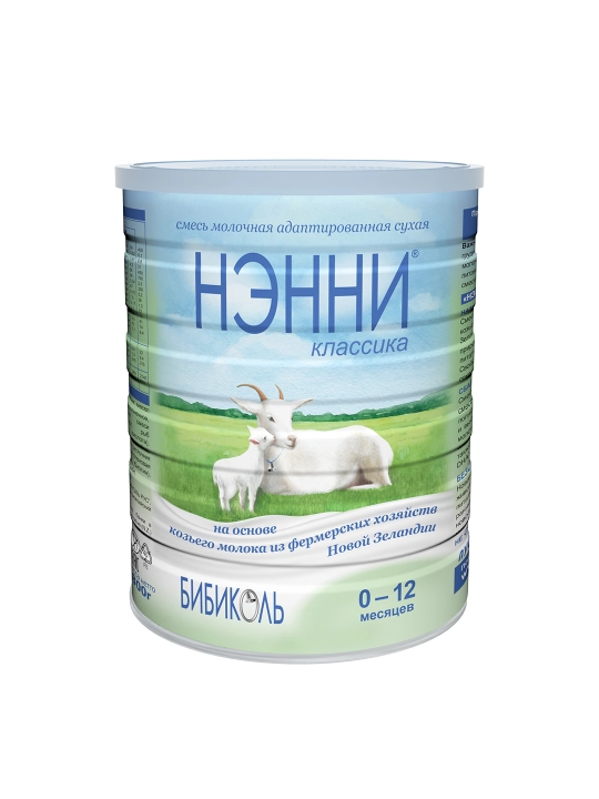 Quruq sut aralashmasi Nenni, echki suti, 0-12 oy, 800 gr