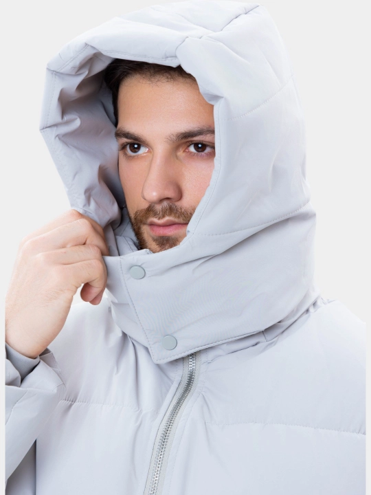 TERRA PRO erkaklar uchun uzun kapyushonli issiq kurtka AW24CR1-12-21057