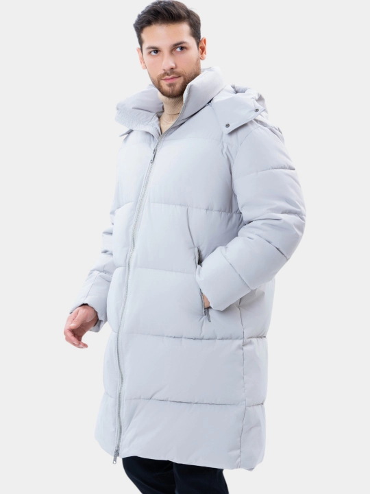 TERRA PRO erkaklar uchun uzun kapyushonli issiq kurtka AW24CR1-12-21057