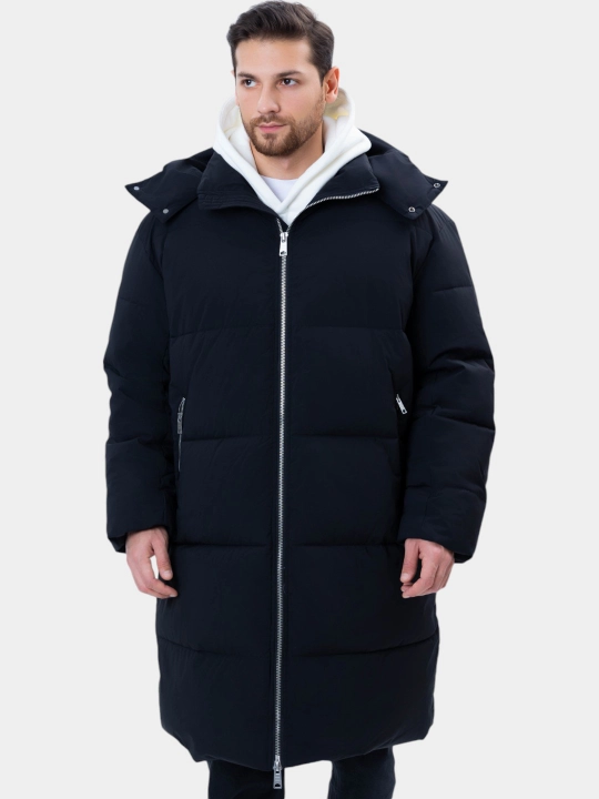 TERRA PRO erkaklar uchun uzun kapyushonli issiq kurtka AW24CR1-12-21057 - 