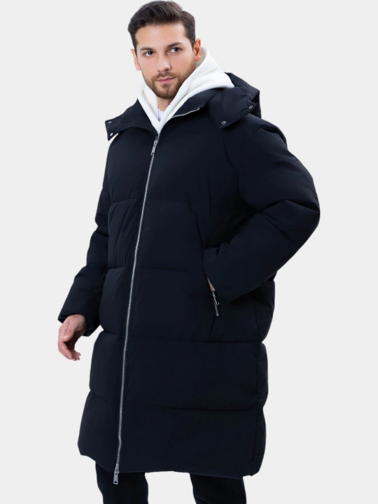 TERRA PRO erkaklar uchun uzun kapyushonli issiq kurtka AW24CR1-12-21057