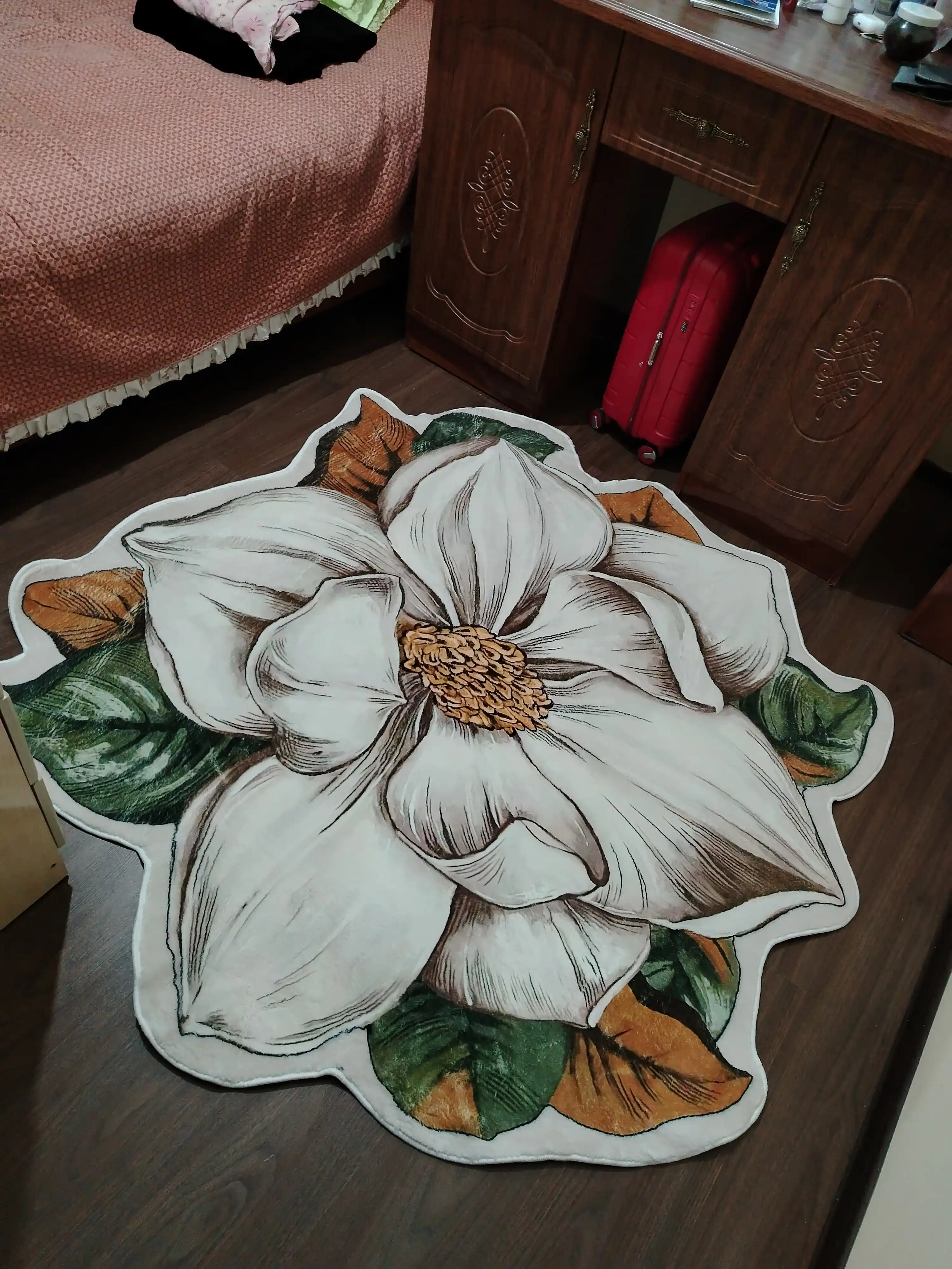 Мягкий коврик в виде цветка