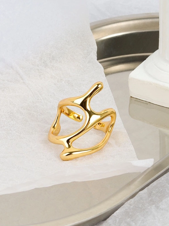 Женское кольцо, Gold and Silver