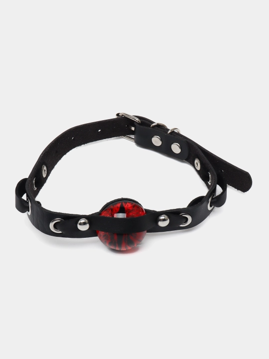 Choker, bo'yniga ko'zlar bilan marjon, yonuvchan ko'zlar