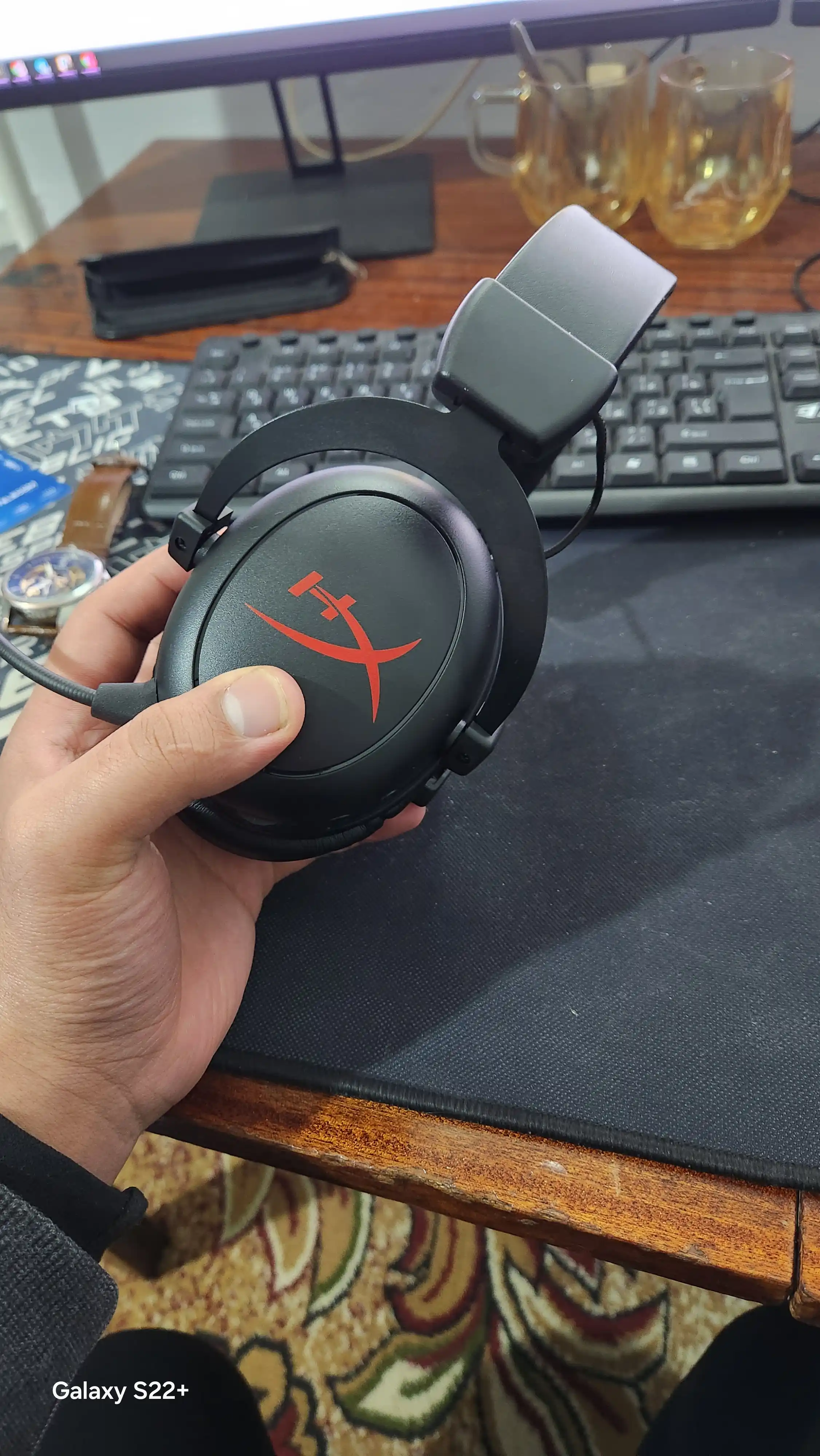 Simsiz o'yin minigarnituralari HyperX Cloud II Core Wireless eshitish vositasi, 6Y2G8AA