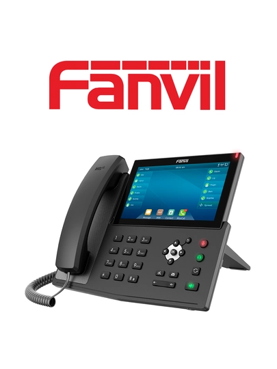 Бизнес-телефон Fanvil X7 с 20 SIP-линиями и сенсорным экраном