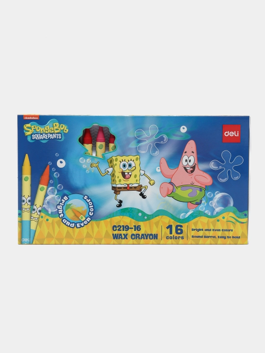 Mayda bo'rlar SpongeBob Deli EC219-16, 10 rang