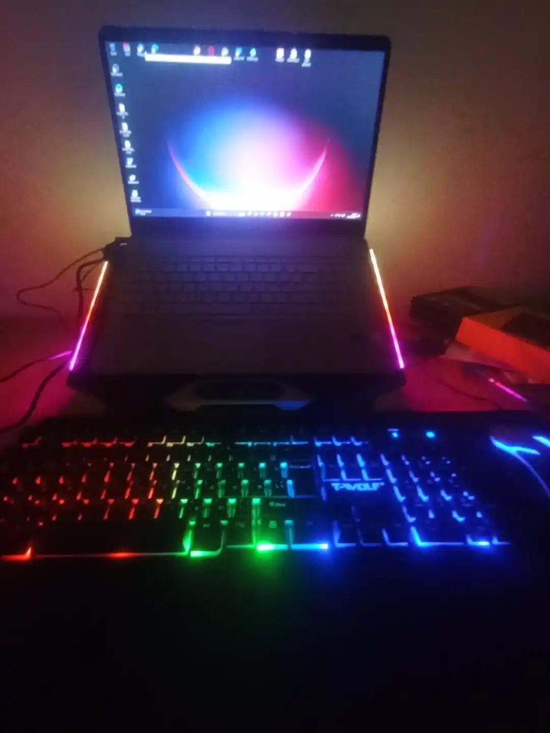 Игровая Клавиатура и мышка T-wolf TF200 c RGB подсветкой