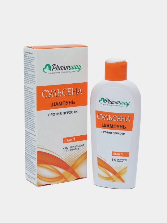 Шампунь Pharmway Сульсена против перхоти 1%, 150мл, Витэкс