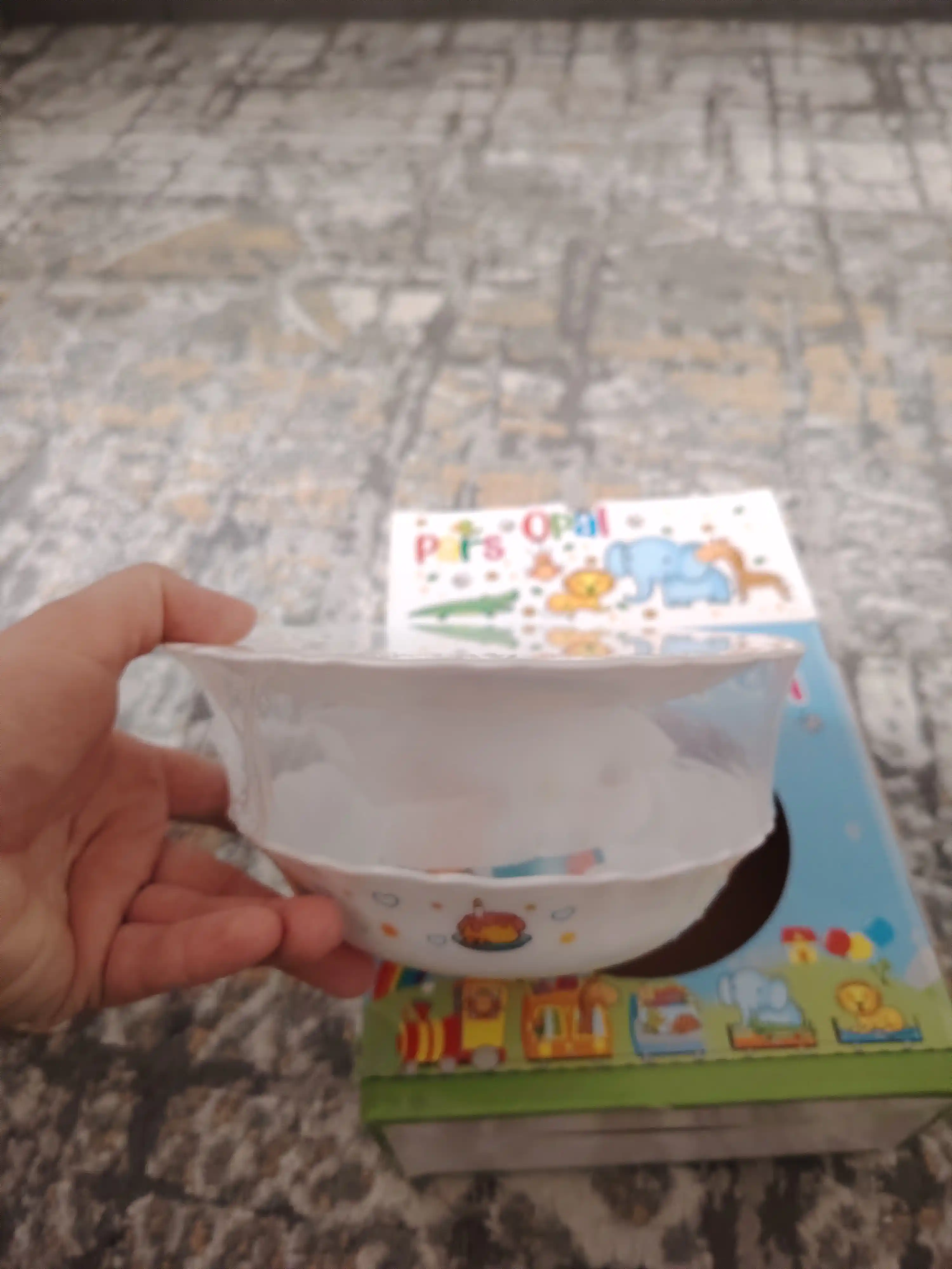 3 va 5 ta buyumdan iborat bolalar shisha-keramika idishlari to‘plami