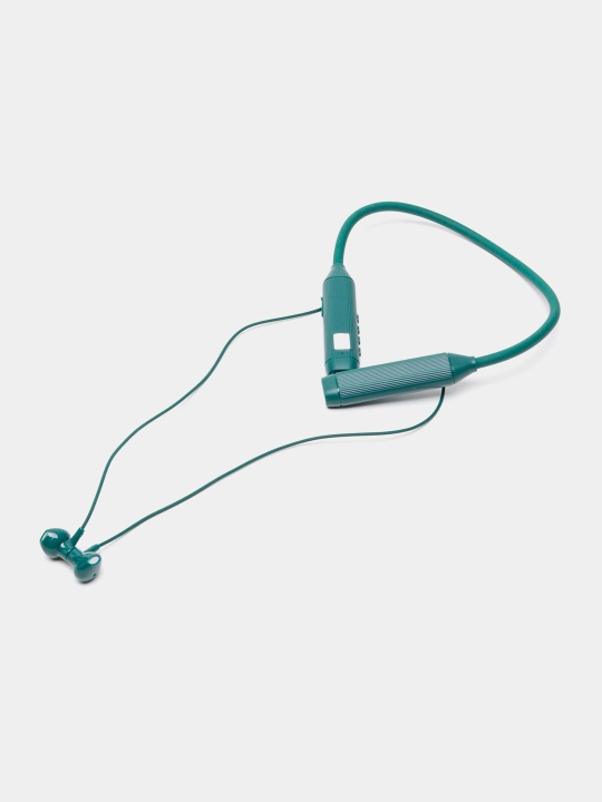 Simsiz sport minigarnituralari, bo'yin jantali, raqamli displey, Bluetooth BT-107, magnit