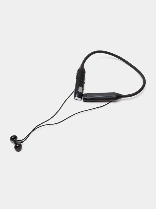 Simsiz sport minigarnituralari, bo'yin jantali, raqamli displey, Bluetooth BT-107, magnit