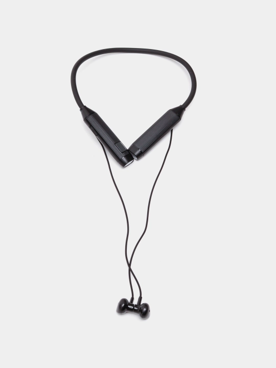 Simsiz sport minigarnituralari, bo'yin jantali, raqamli displey, Bluetooth BT-107, magnit