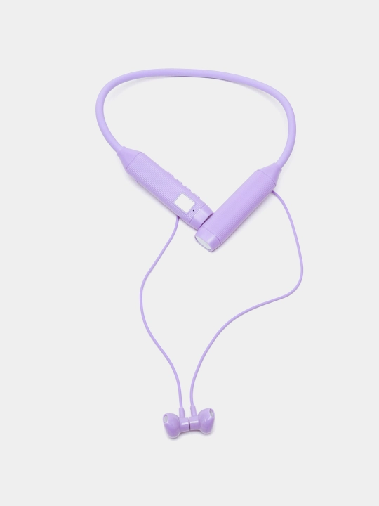 Simsiz sport minigarnituralari, bo'yin jantali, raqamli displey, Bluetooth BT-107, magnit
