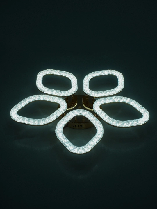 LED shift qandil, pultli yorug‘lik diodli qandil, 3 rejimli, kristalli, oshxona uchun