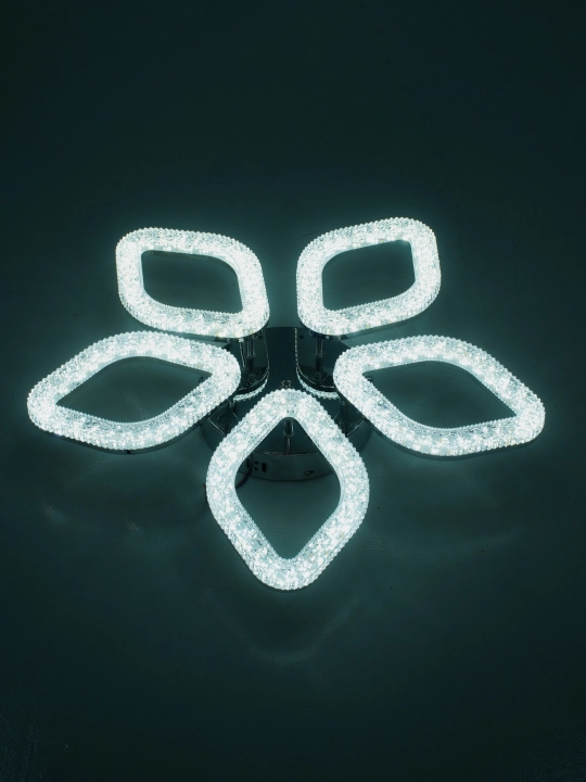 LED shift qandil, pultli yorug‘lik diodli qandil, 3 rejimli, kristalli, oshxona uchun