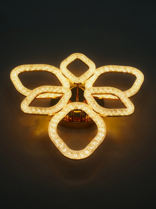 LED shift qandil, pultli yorug‘lik diodli qandil, 3 rejimli, kristalli, oshxona uchun