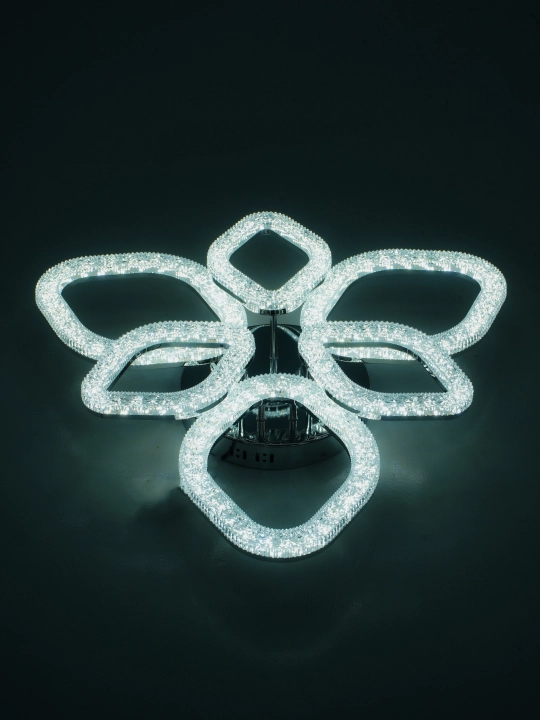 LED shift qandil, pultli yorug‘lik diodli qandil, 3 rejimli, kristalli, oshxona uchun