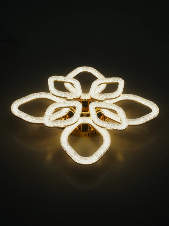 LED shift qandil, pultli yorug‘lik diodli qandil, 3 rejimli, kristalli, oshxona uchun