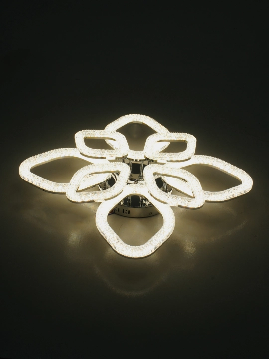 LED shift qandil, pultli yorug‘lik diodli qandil, 3 rejimli, kristalli, oshxona uchun