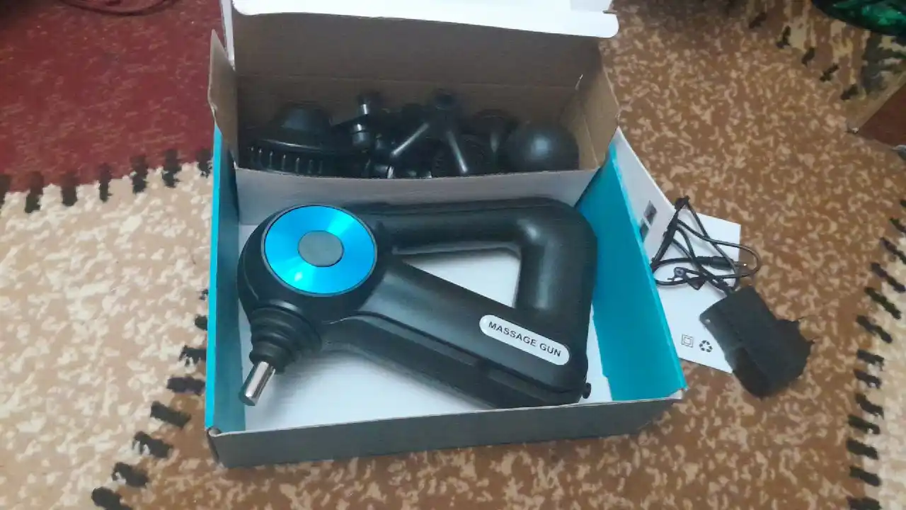 Ayollar va erkaklar uchun massaj moslama, bo'yin, bel, qo'l, oyoq uchun Massage Gun 8890