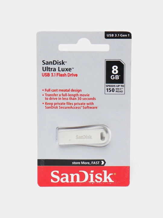 Flesh - karta SanDisk Ultra Luxe, USB 3.1 Gen 1 Flash Drive, 16 GB, 32 GB, 64 GB, 128 GB