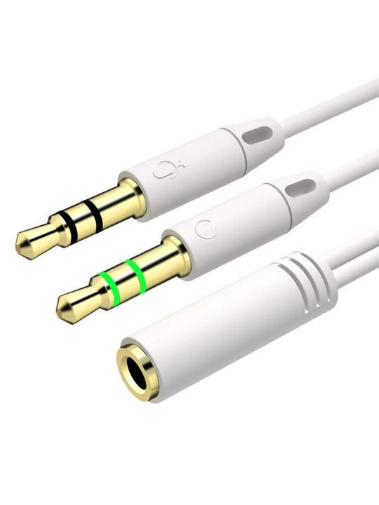 Audio adapter, eshitish vositasi uchun, AUX mini jack, 3,5 mm, ajratuvchi