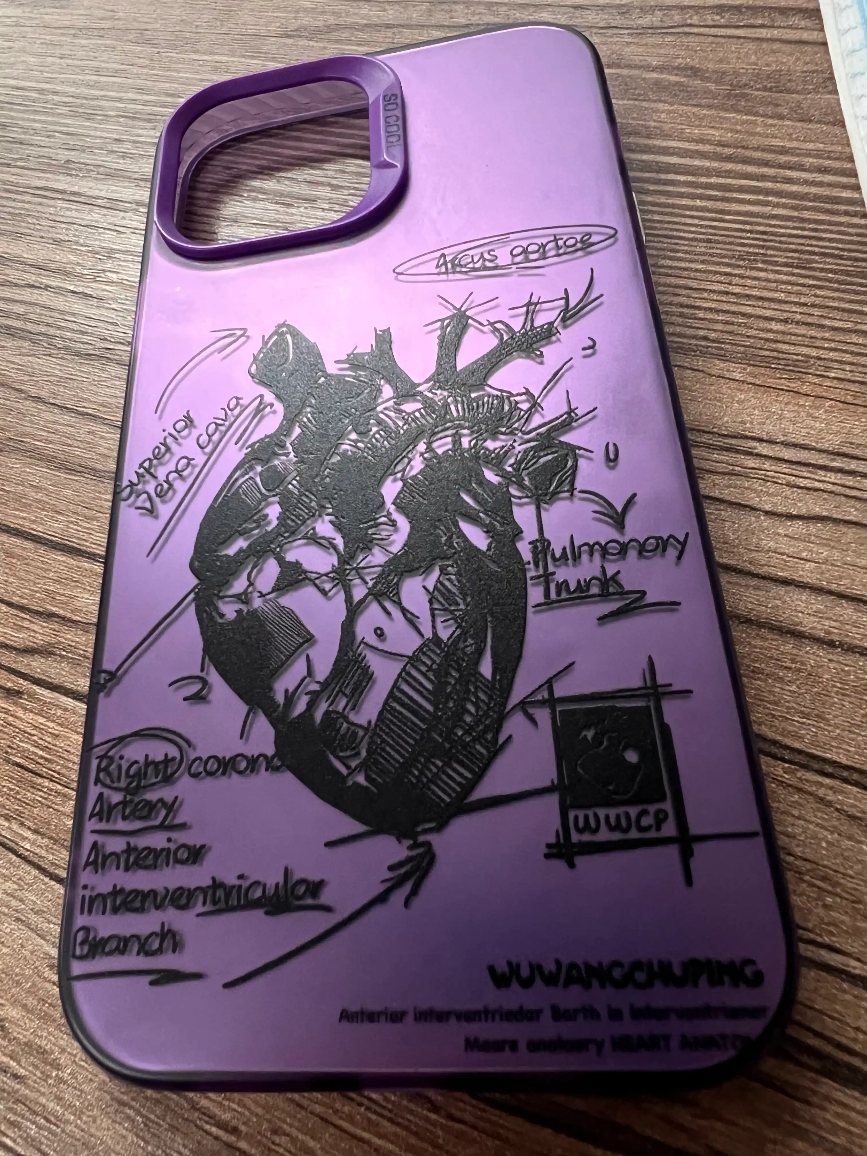 Тонкий силиконовый чехол Heart, для iPhone 12 / 13 / 14 / 15 / 16 Pro, Pro Max