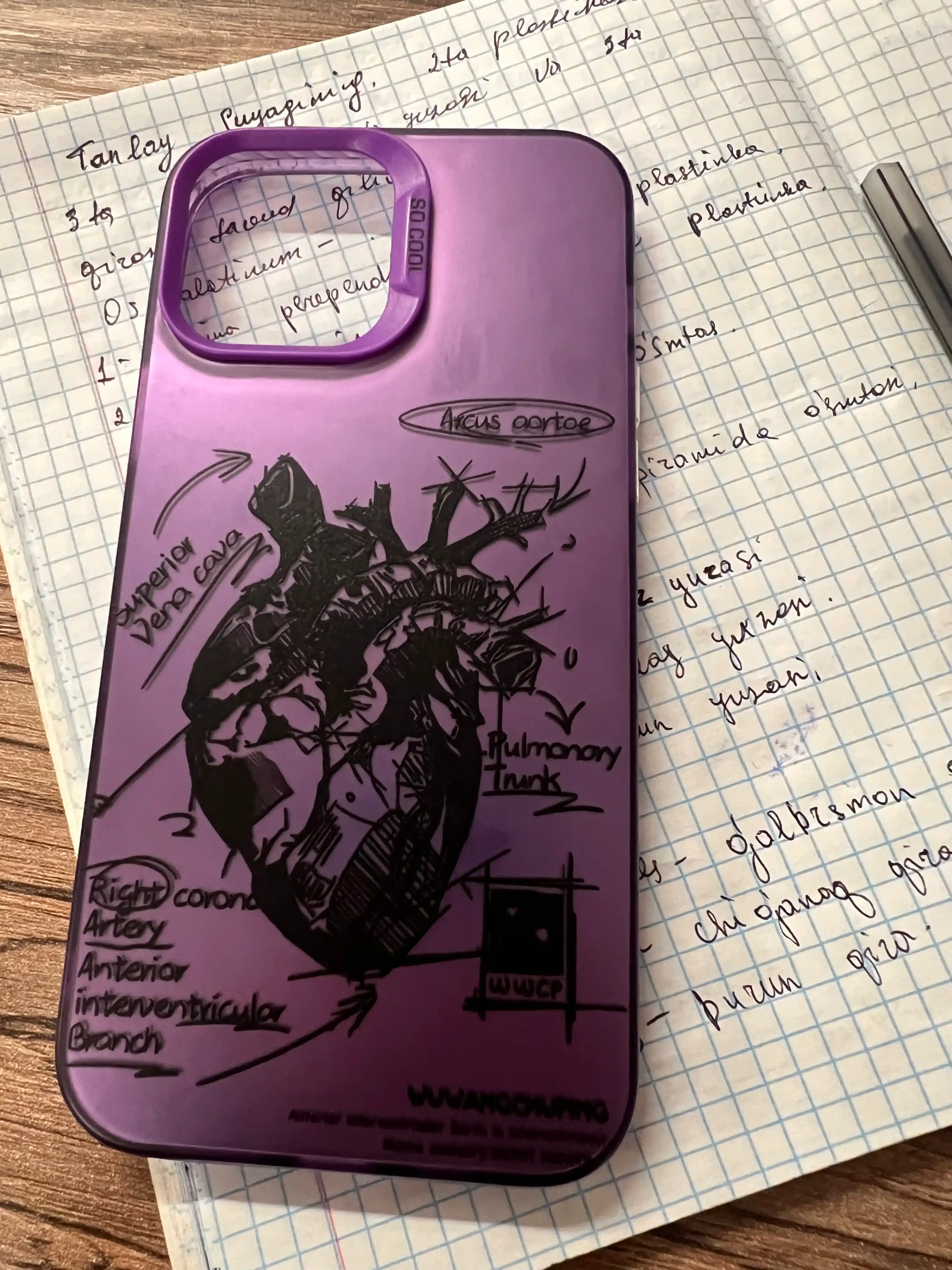 Тонкий силиконовый чехол Heart, для iPhone 12 / 13 / 14 / 15 / 16 Pro, Pro Max