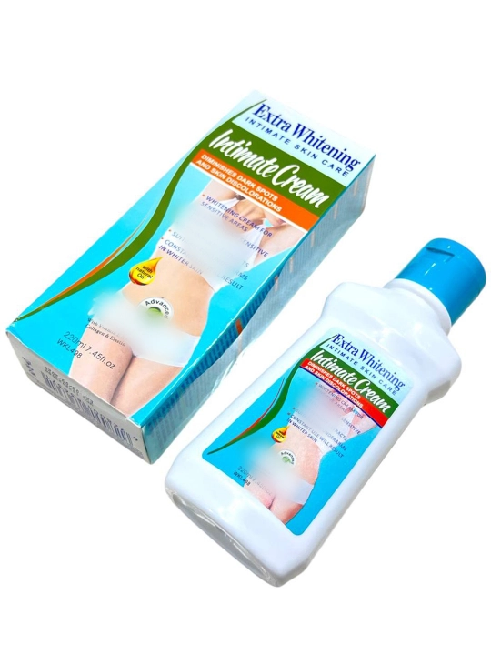 EXTRA WHITENING ayollar tanasi uchun ajoyib hushboylantiruvchi krem 220 ml