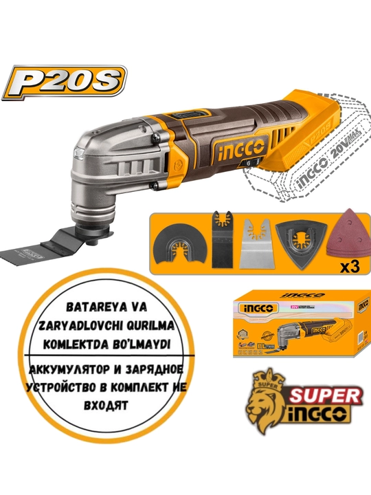 Renovator INGCO CMLI2022 TMLI2001 WMUP5020, 20В batareya - 