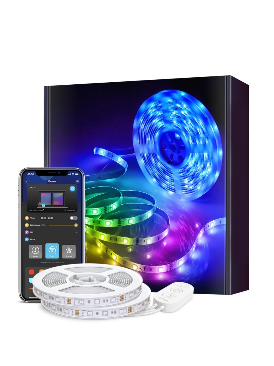 Лента светодиодная умная Govee H6110 RGB Smart Wi Fi Bluetooth LED Strip Lights 10 м купить