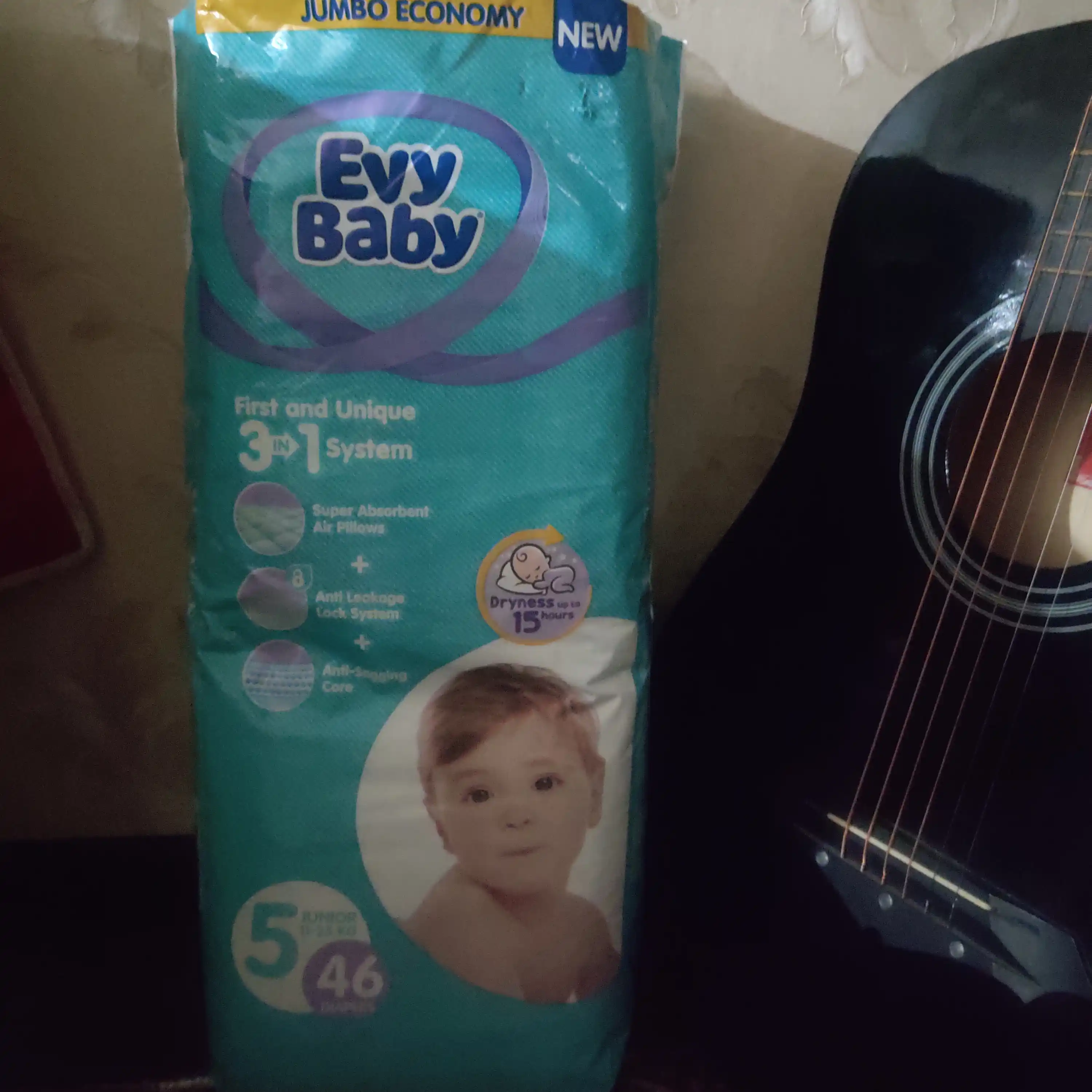 Детские подгузники Evy Baby Junior Jumbo, 46 * 5
