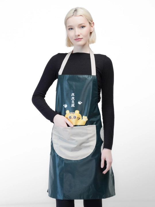 Фартук кухонный, женский, в разных цветах, с карманом