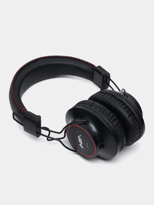 Naushnik NIA S3000, simsiz Bluetooth quloqchin, mikrofonli, FM radio, MicroSD, AUX