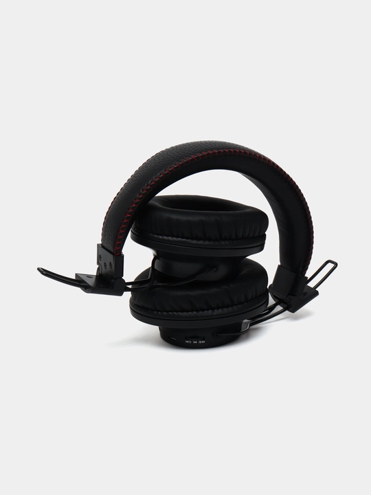 Naushnik NIA S3000, simsiz Bluetooth quloqchin, mikrofonli, FM radio, MicroSD, AUX