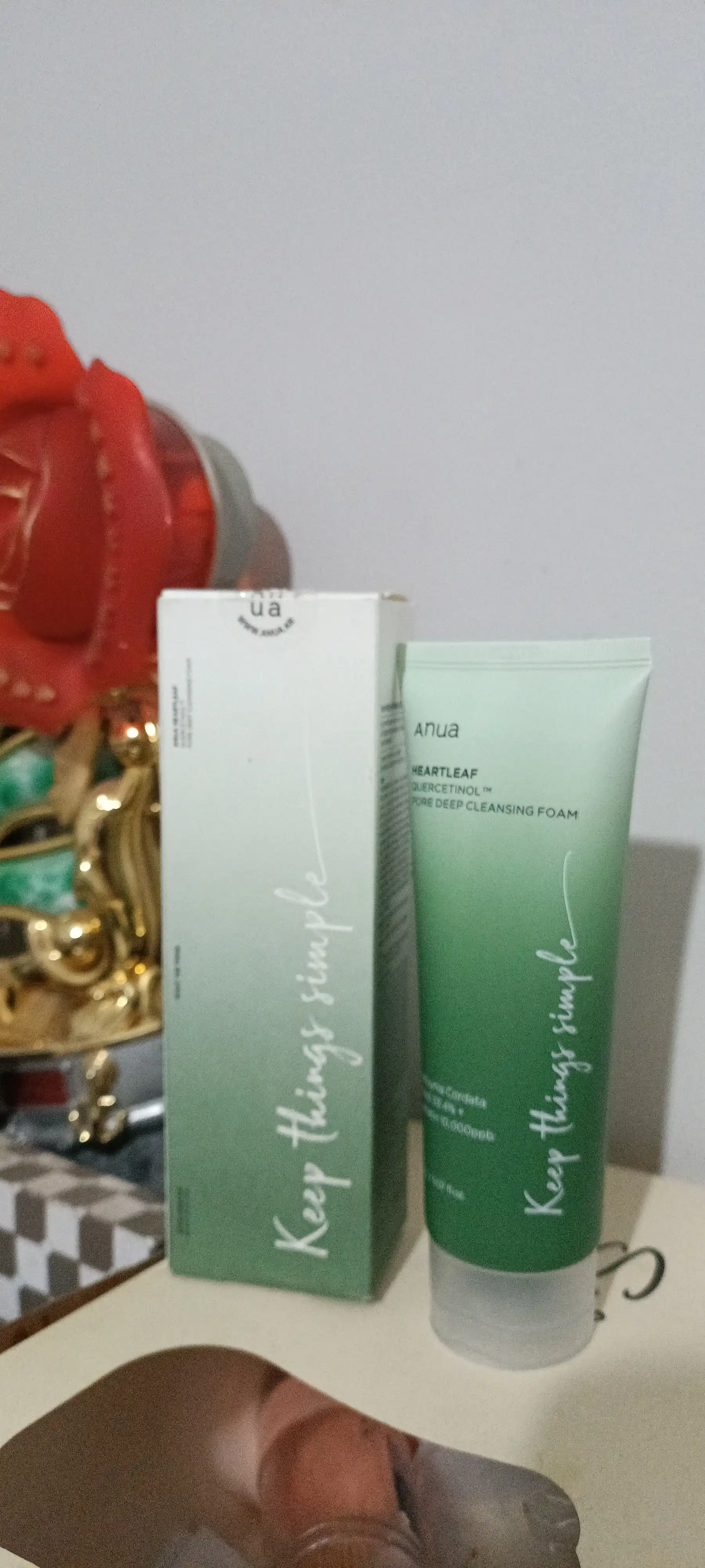 Yuzni yuvish uchun tozalovchi ko'pik, aknega qarshi, terini namlaydi, Anua, 150 ml