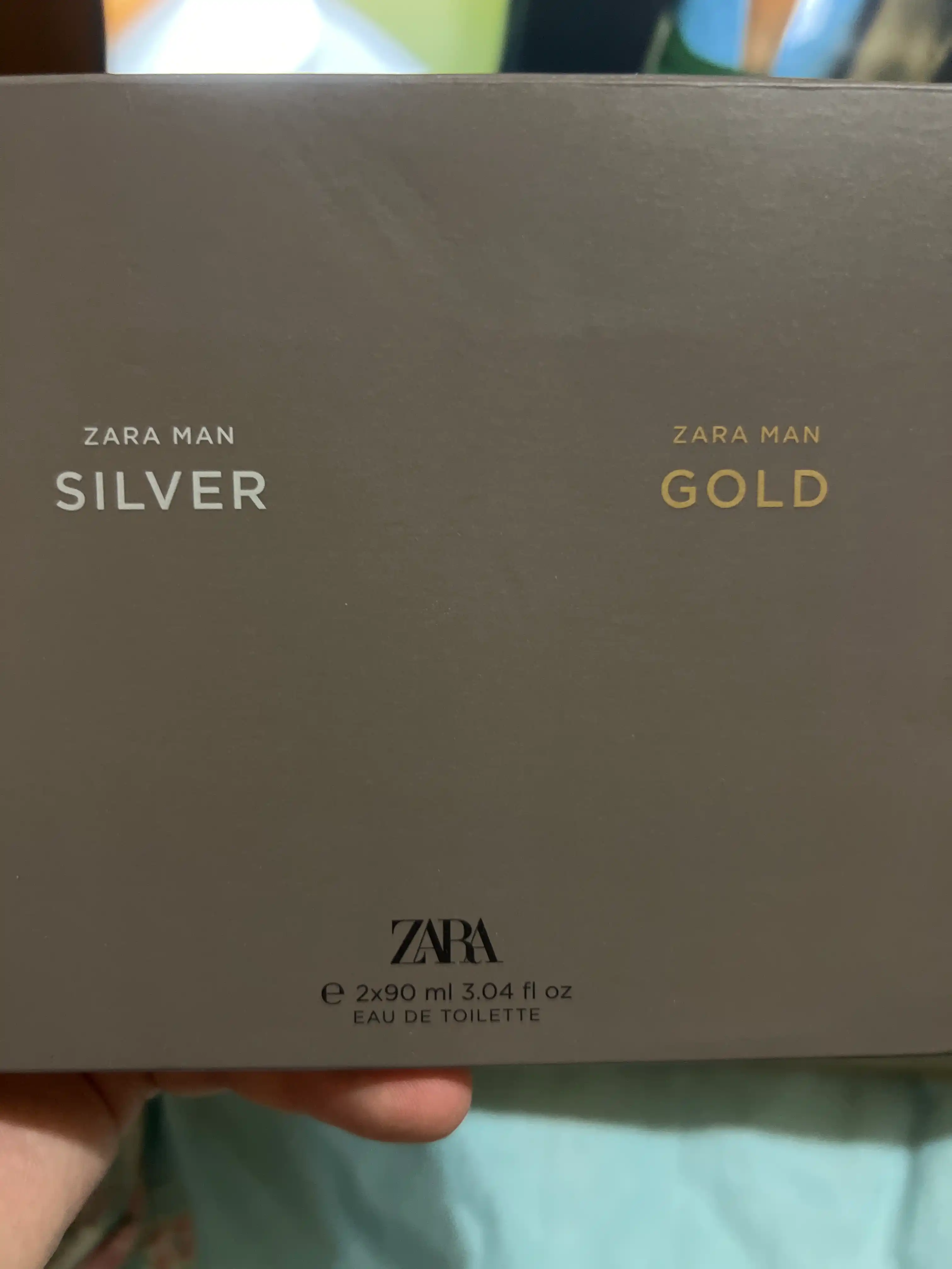 Туалетная вода для мужчин ZARA Silver, 100 мл + Gold, 100 мл